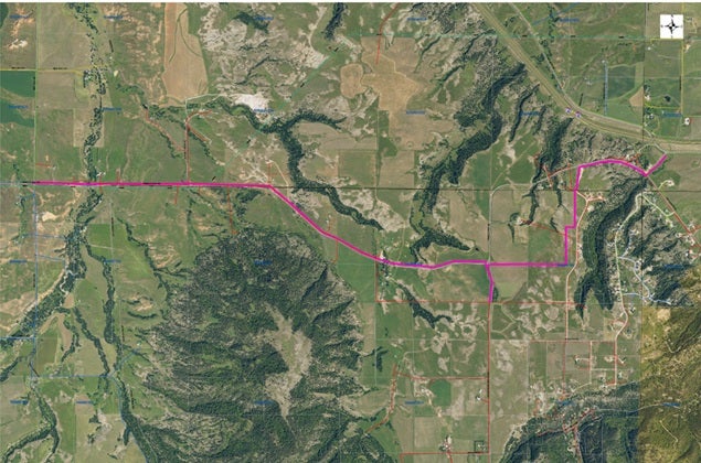 Homestake Road work area