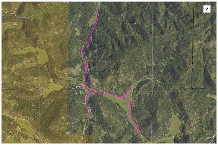 Erickson Road work area